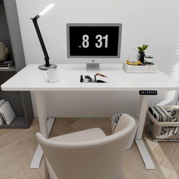 智能电动升降桌电动升降桌腿正装单电机办公电竞升降桌架直销