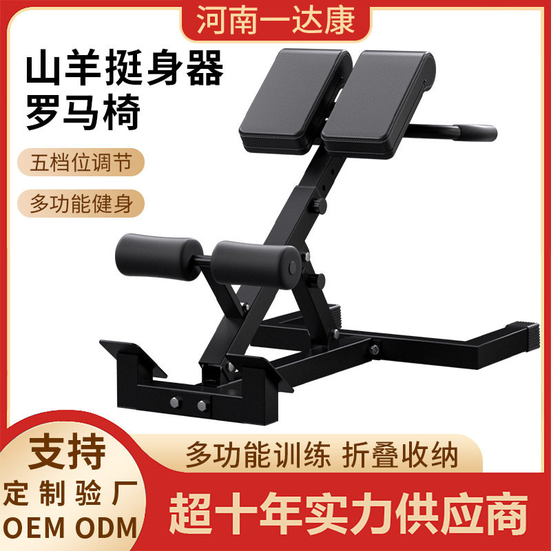 工厂批发罗马凳罗马椅山羊挺腰器训练腹背肌训练器材商务健身设备