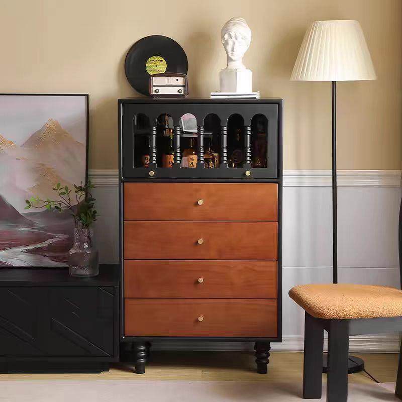 复古斗柜实木床尾法式收纳客厅抽屉小户型卧室边柜储物五斗网红柜,特色手工艺,其他特色工艺品,淘宝优惠券,粉丝福利购,淘宝优惠卷