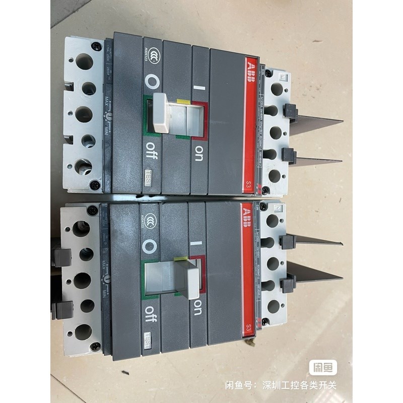 正品ABB塑壳断路器S3N250 3P 三相空开现货  拆机