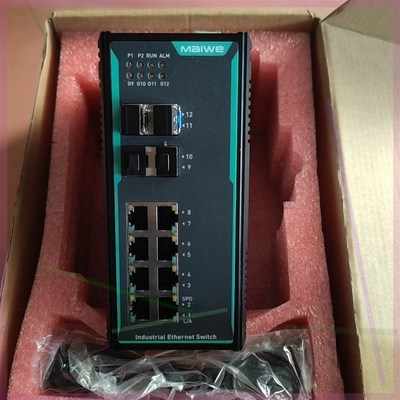 迈威工业交换机TB8000-4GF-8GT带包装,出售一