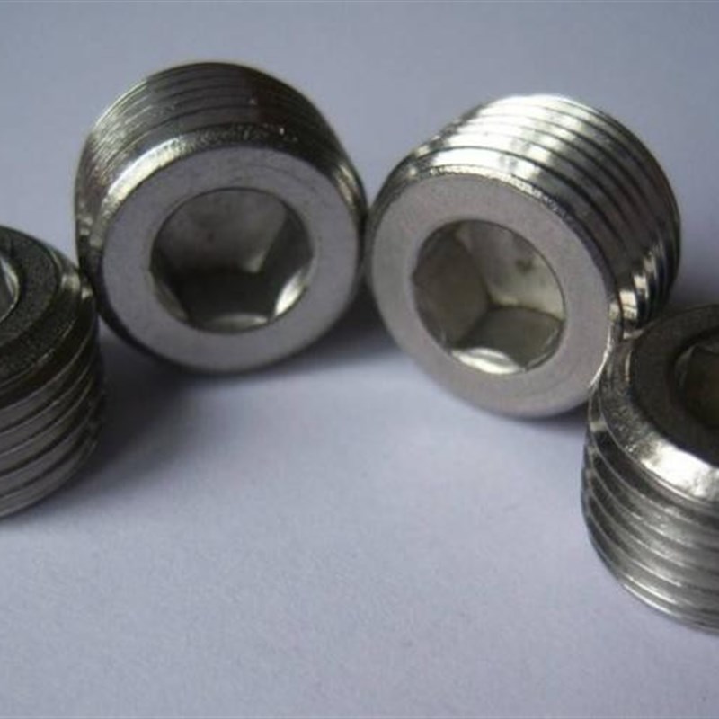 DIN906内六角堵头 304不锈钢堵头  喉塞 管堵 支持定做JBZQ4446