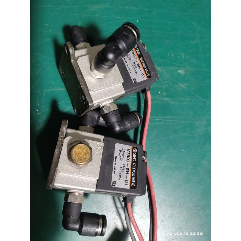 SMC电磁阀VT307拆机物品,实物拍摄 成色如图,功能