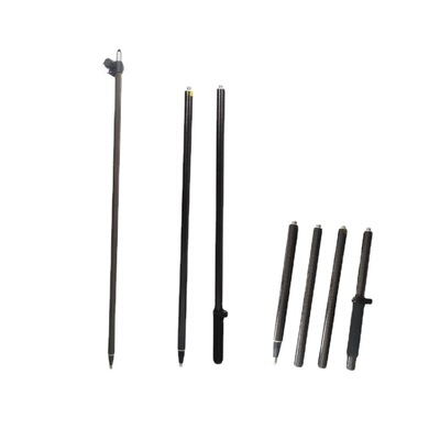 RTK GPS碳纤杆对中杆碳纤维棱镜杆伸缩杆华测南方科力达手簿托架