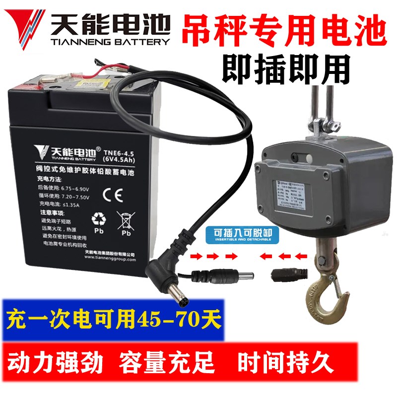 6V4ah5a7ah12ah电子秤吊秤地磅秤台秤电子称电瓶电动玩具童车电池