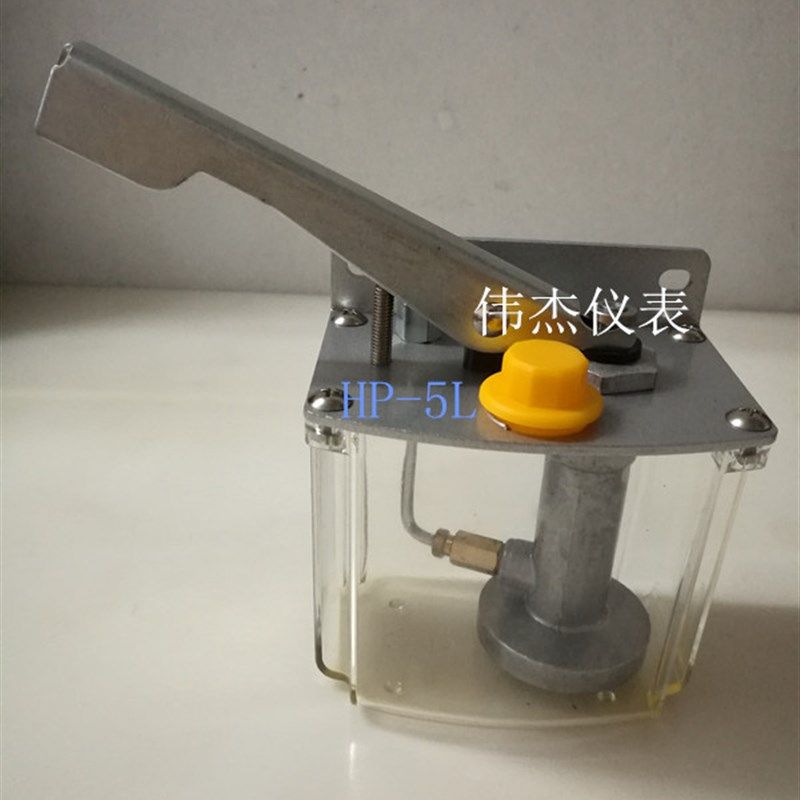 手压油泵HP-5R/HP-5L磨床铣床油泵手动油泵机床激光割润滑油泵5M