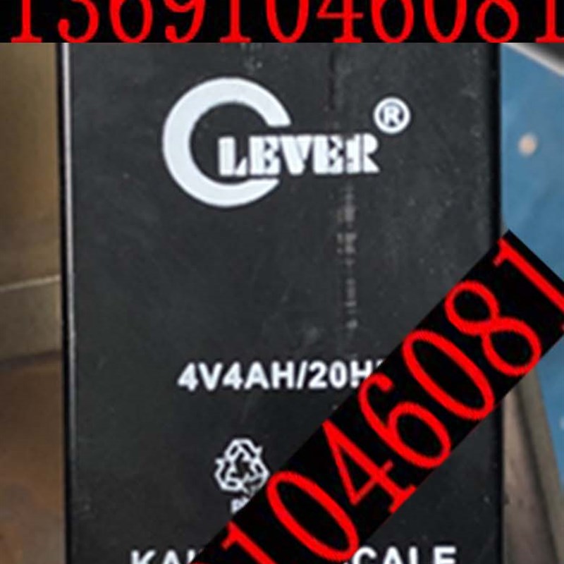 LEVER蓄电池4V4AH/20HR电子吊秤 台秤 计价秤 称重电瓶