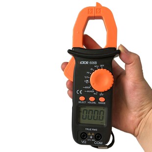 胜利VC606A/B/C数字钳形万用表 电容 温度 自动量程交直流电流表