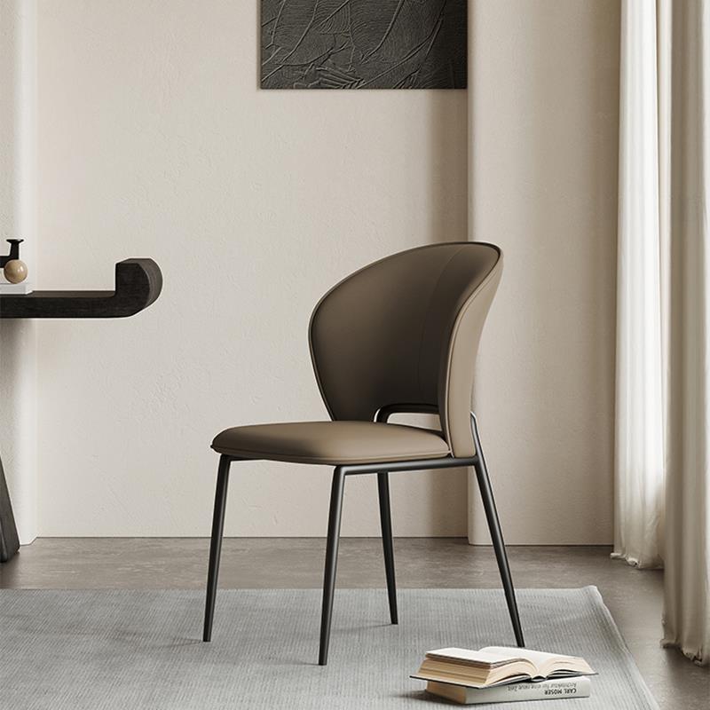 北斯特意式极简餐椅家用现代简约轻奢高级感靠背椅子餐厅餐桌椅