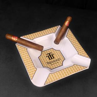 特立尼达陶瓷雪茄烟灰缸4位大时尚创意无障碍豪华客厅
