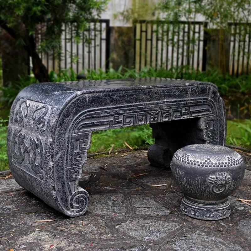 仿石桌石凳庭院户外花园宫廷仿古代室外桌子别墅民宿客栈桌椅茶几