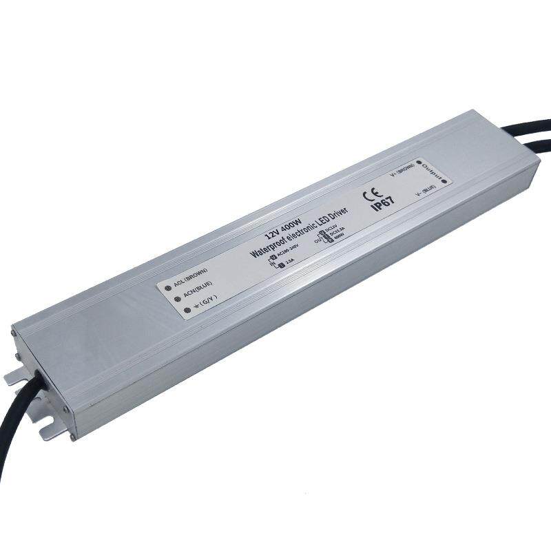 3年质保LED工业恒压防水电源24V400W户外超薄洗墙灯开关电源IP67