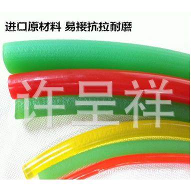 红/绿色绿色2MM 可接驳PU聚酯圆带圆带圆形面O型粘粗接传动氨带工