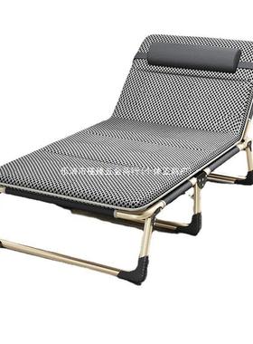 岞折叠床单办公人室午休膺式床便携躺椅子医院简易午睡ZLZ床行