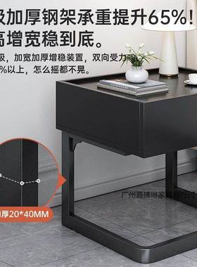 柜悬7792浮床头现代简约轻奢卧室小型边床感收纳柜家用创意小柜子