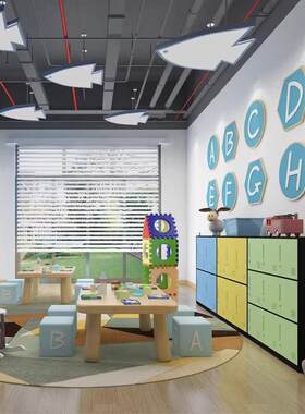 幼儿园教室学生书包柜 彩色子存包更衣柜储铁皮物柜6YJ-BG01带锁