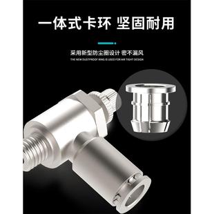 1头2流 1416 SL节阀单向全铜快速接SLUVR4 M501 气动