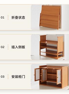 梯菊折叠桌上物收架桌面餐边柜免安装纳橱柜RFV厨房碗筷调可料储