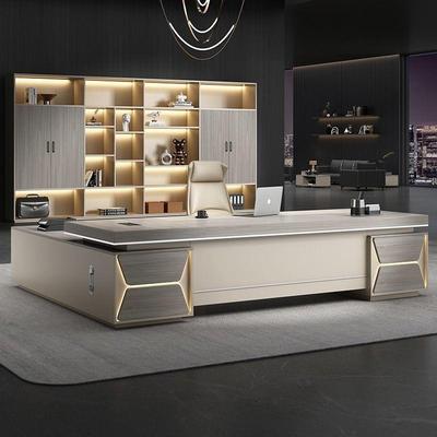 轻奢老板经桌办公桌椅组合公简约现代管桌领导cd481408桌主理办室