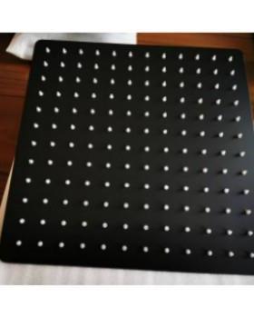 不锈钢顶ATZ银喷淋浴洒花方形色黑色正顶喷单头