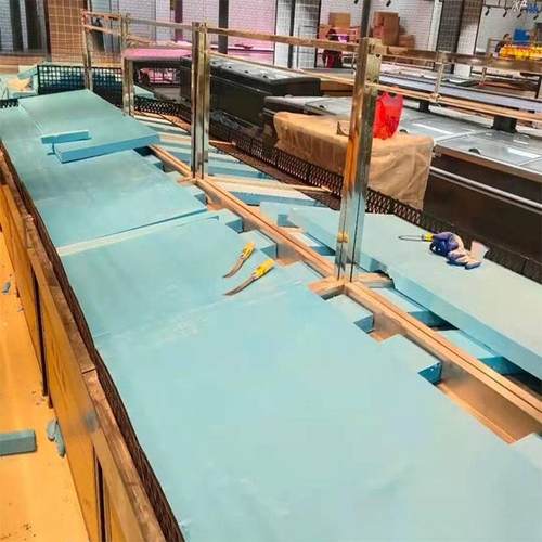 超沫市陈列专OXL用泡板沫 水果店挤板 生鲜假底泡垫中塑岛冷风柜