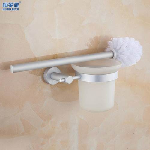 全套太空桶铝马套杯卫浴五金浴室挂件厕所刷JRC卫生间马刷装免打