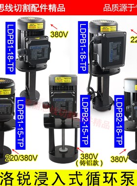 线切割洛凯睿嘉水泵LuiKar 浸入式循环泵LDPB1-18/15 机床冷却泵