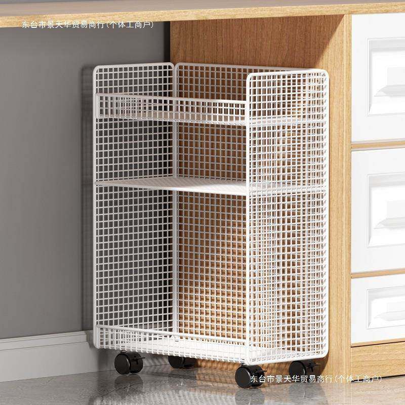 舍书桌书架可移动收纳架落绘本桌PFP下带轮办宿桌公推车地置物架