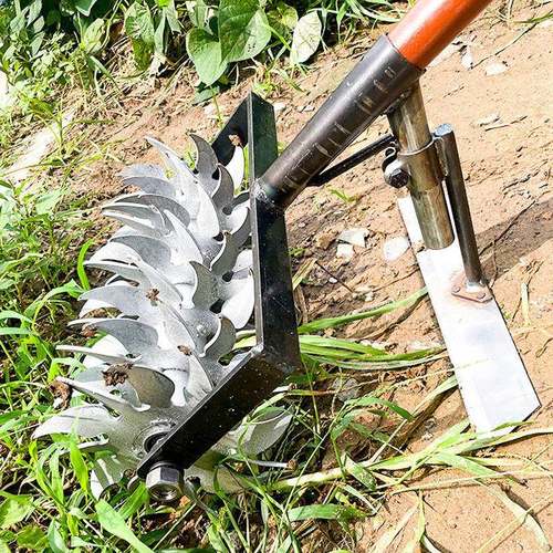 多功能草除神农器JHM人工土翻土工具旋风轮锄草锄松头用锰钢耘锄