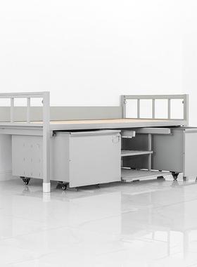 4制式上1JZZSYJ00下床加厚制单床双层床层带锁内务柜上下铺学习钢