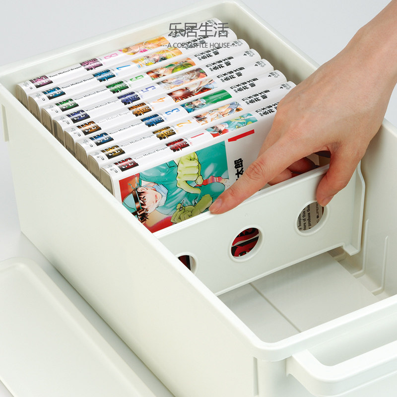 日本进口INOMATA创意光盘收纳盒视窗CD置放箱DVD光盘整理盒碟片盒