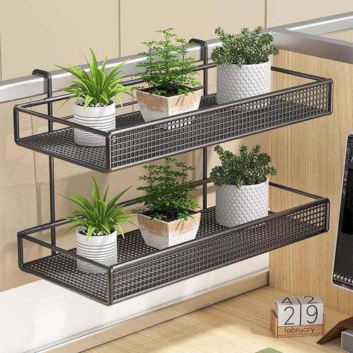 悬挂XX825597式置物架收办公室挂篮工位屏风安多层纳神办公器桌隔