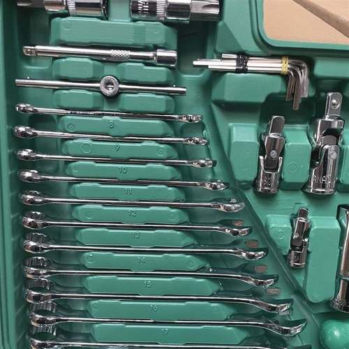 德国品质2功16件修套装多能WVK扳套筒手套装组合套管棘轮板修车手