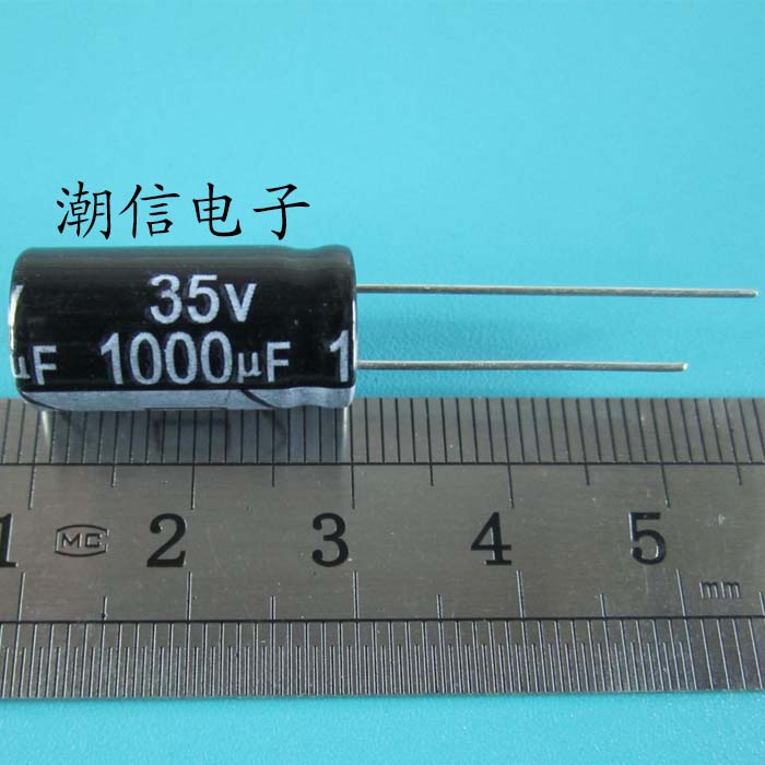 35V1000UF 1000UF35V 电解电容 10X20 全新原装 可直接拍买
