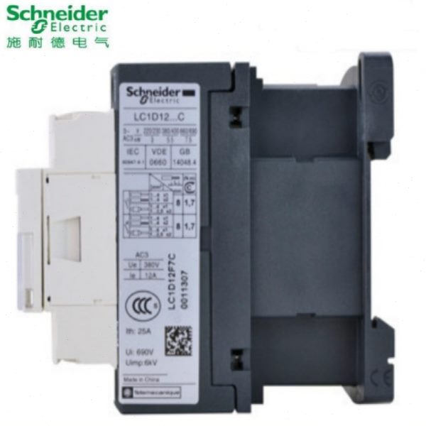 Schneider LC1D系列交流接触器LC1D18M7C 9-620A三极交流接触器