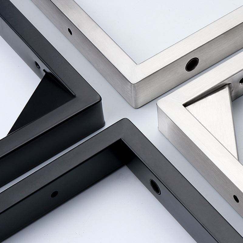 加厚三角支架不锈钢托架大理石支撑架 上墙置物架 台盆架隔板托架