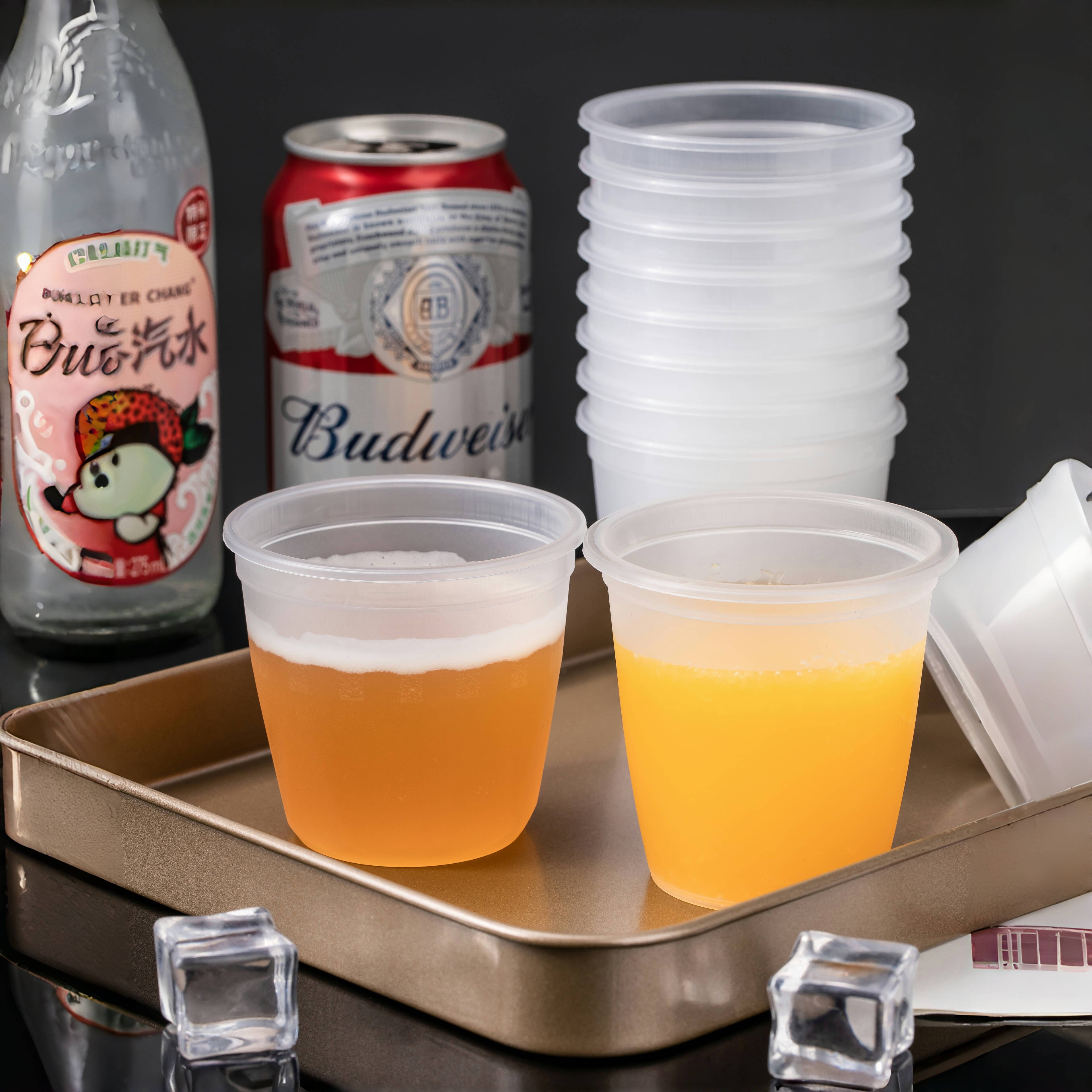 一次性杯子加厚航空杯塑料家用商用办公环保超厚超硬塑杯定制整箱