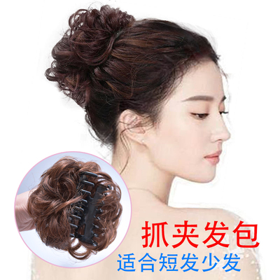 假发抓夹头发夹子大号盘发头饰短发女后脑勺头花马尾顶夹成人发夹