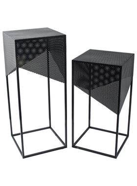 落地金属铁艺底座雕塑摆台酒店装饰艺术品客厅铁架简约抽象展示台