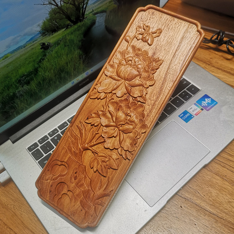 牡丹荷花长浮雕木雕花板 家具柜门床围栏木贴花 新中式壁挂木版画,家居饰品,木雕,淘宝优惠券,粉丝福利购,淘宝优惠卷