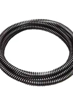 电动管道疏通器配件红色葫芦滚筒    疏通机弹簧10mm5米