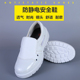 透气无尘软底鞋 洁净男女食品工作鞋 钢包头防护鞋 白色防静电安全鞋