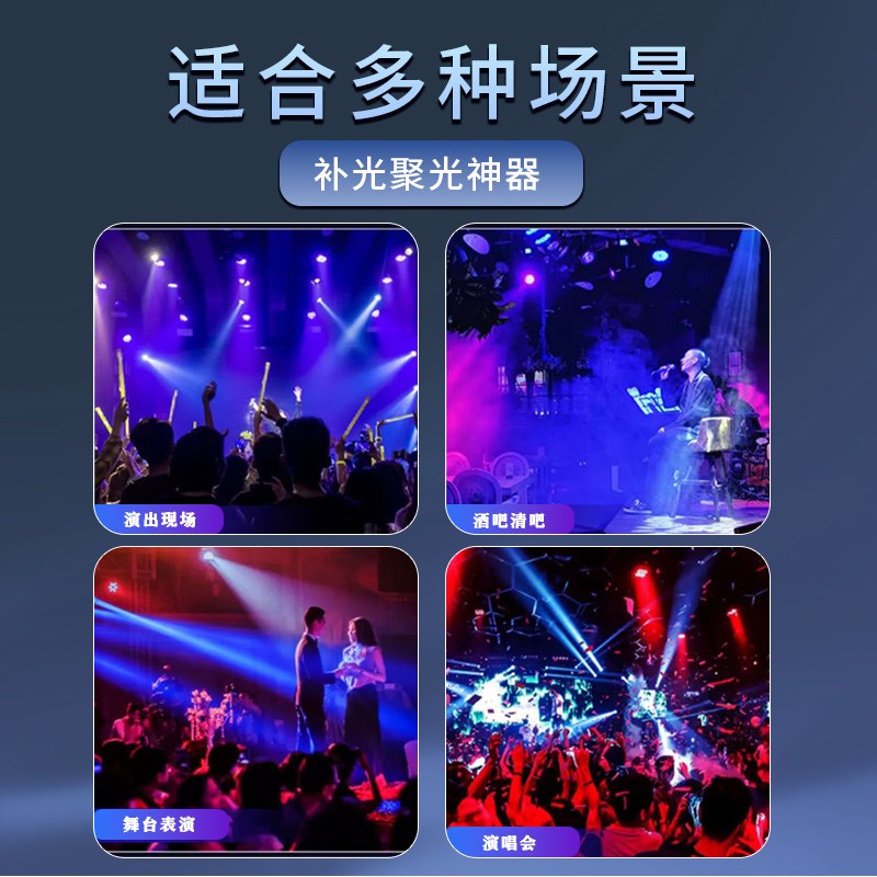 扁帕灯54颗3w大功率全彩氛围灯遥控led帕灯婚庆酒吧演出舞台灯光