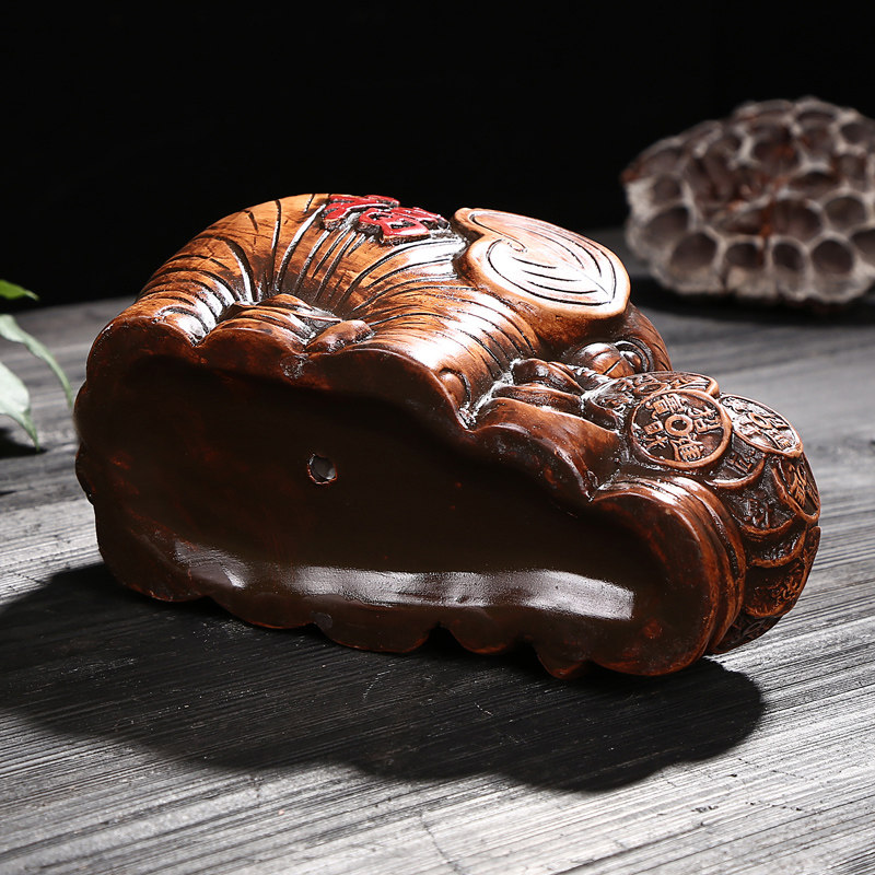 陶瓷大象花盆个性创意连体双筒复古双口大中小室内盆栽盆景专用盆