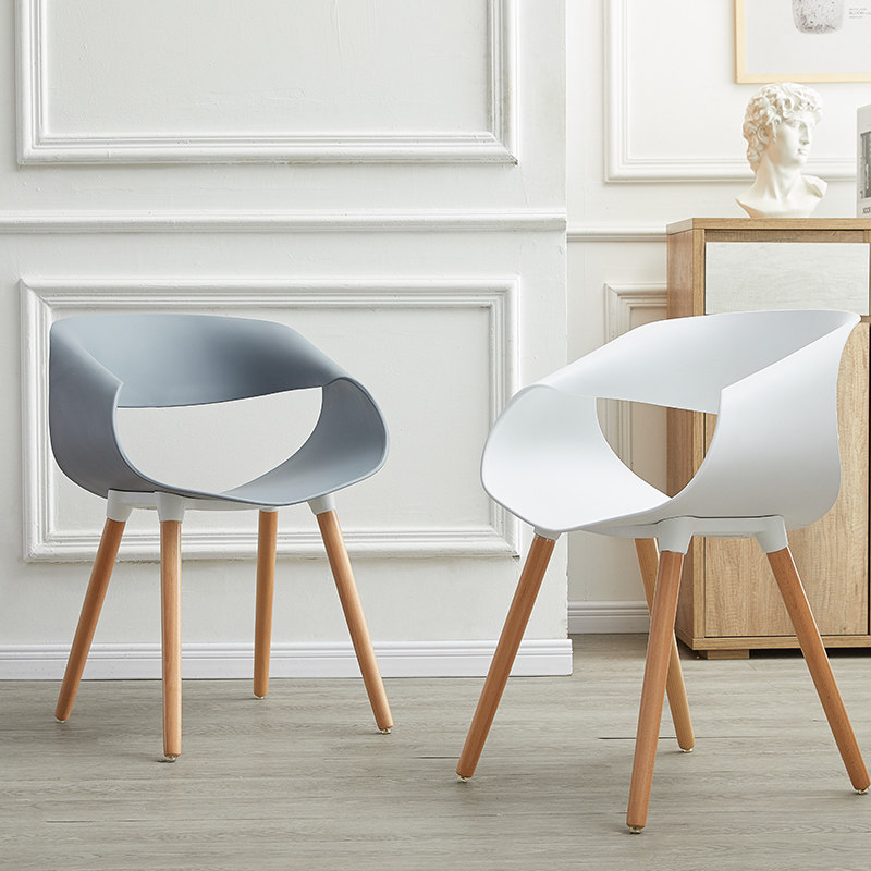 北欧椅子阳台小圆桌咖啡餐饮奶茶店餐厅简约休闲洽谈接待桌椅组合