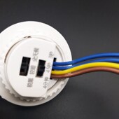 迷你嵌入吸顶灯红外线人体感应开关感应探头 可调感光延时感应器