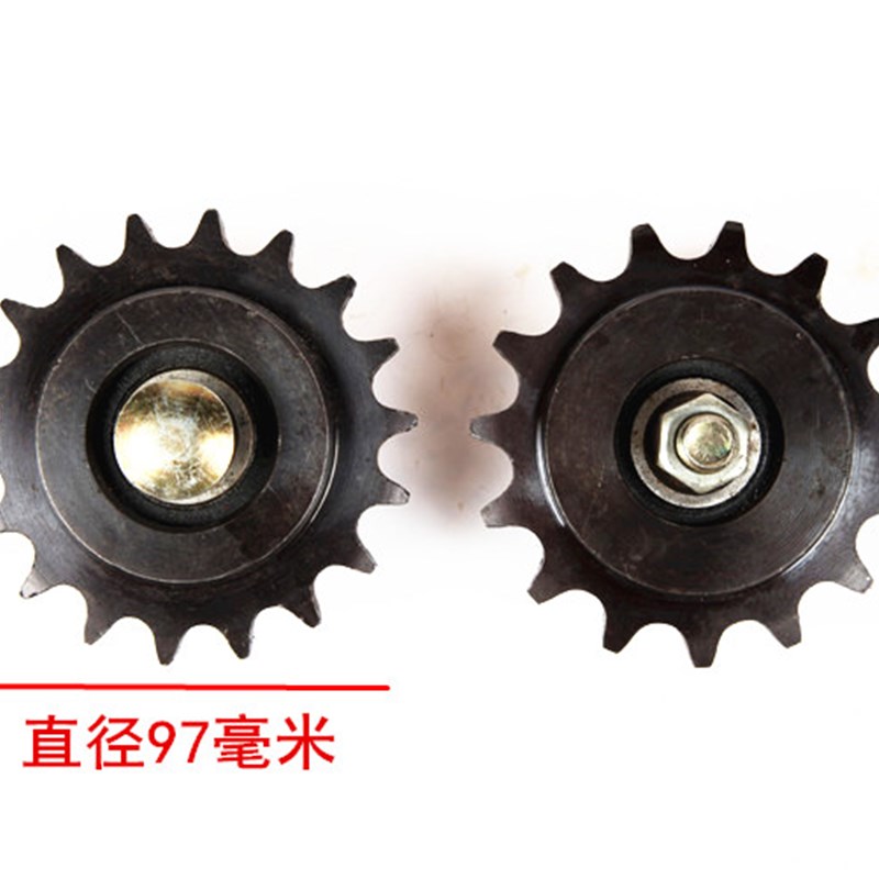 收割机配件链条机械传动涨紧链轮轴承链轮尼龙压链轮10A12A链轮