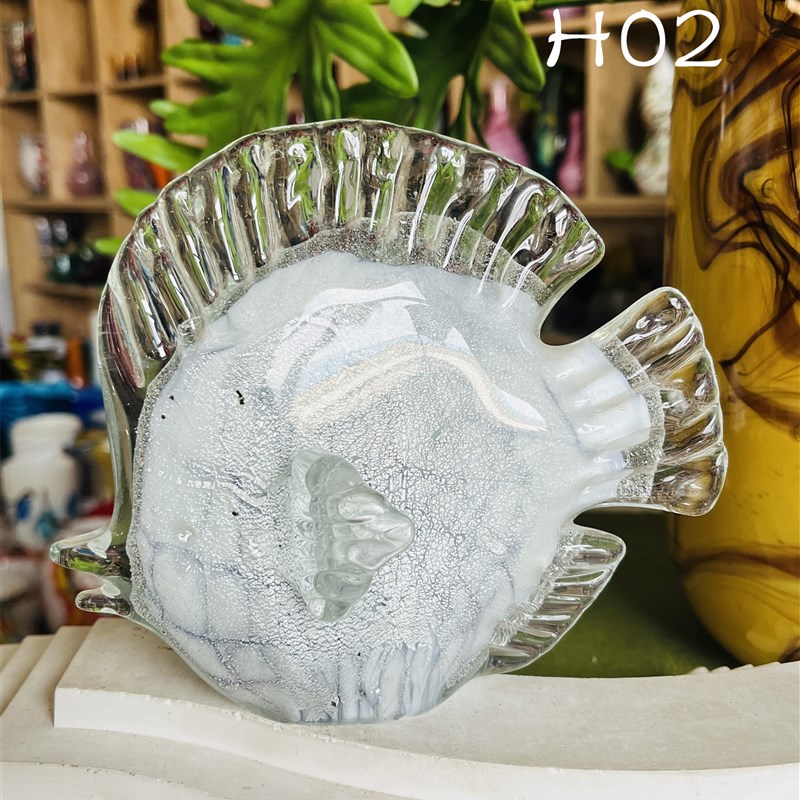 卡罗尔 H鱼合集琉璃创意家居玄关电视柜装饰摆件可爱礼物