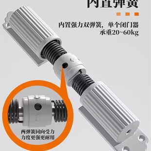 闭门器缓冲玻璃门卫生间厕所房门拉簧卧室明装简室内卫生间闭门器