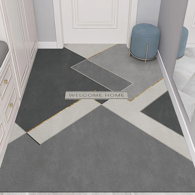 入户门地垫皮革pv可擦免洗家用大门口脚垫门垫进门防滑玄关地毯